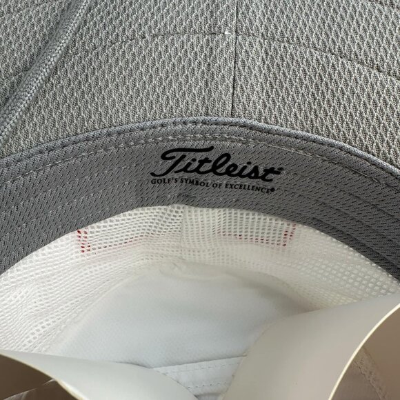 NEW Titleist Tour Aussie White/Black Bucket Golf Hat New with Tags - Picture 5 of 6